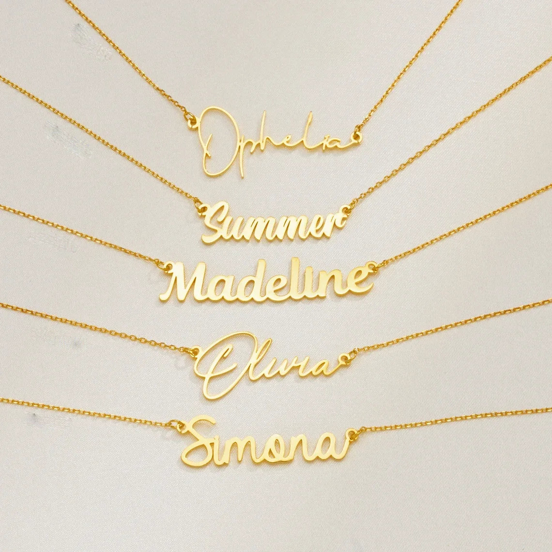 Custom Name Necklace for Women